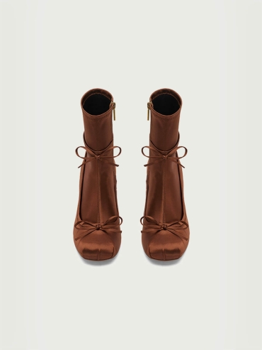 Red Dreamcore Angel Ballet Sock Boots