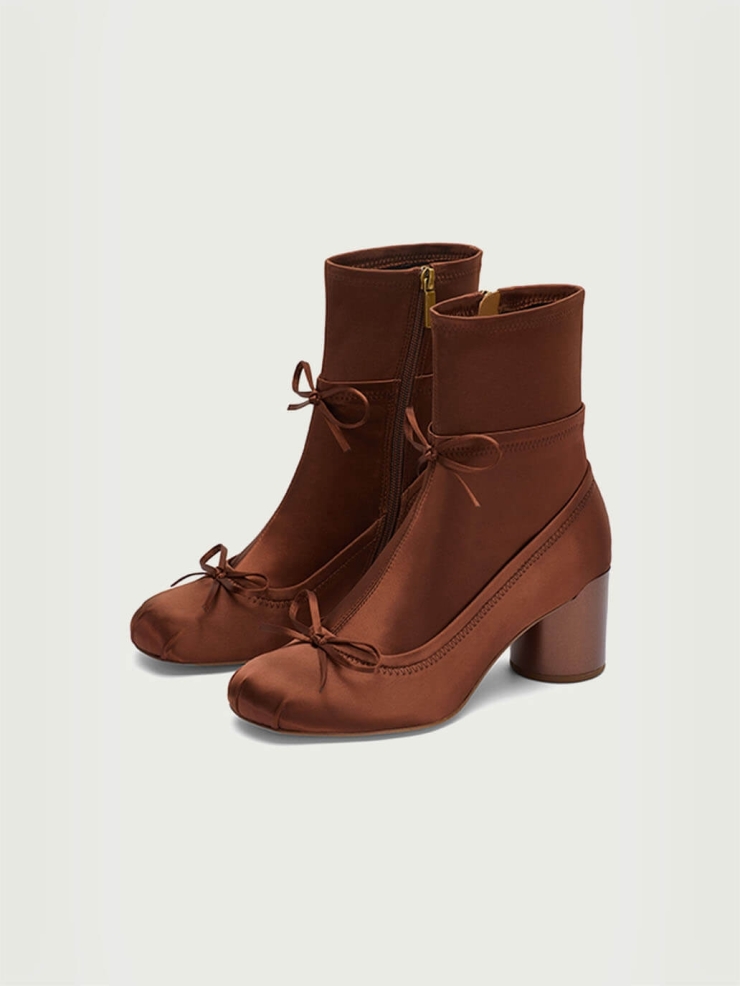 Red Dreamcore Angel Ballet Sock Boots