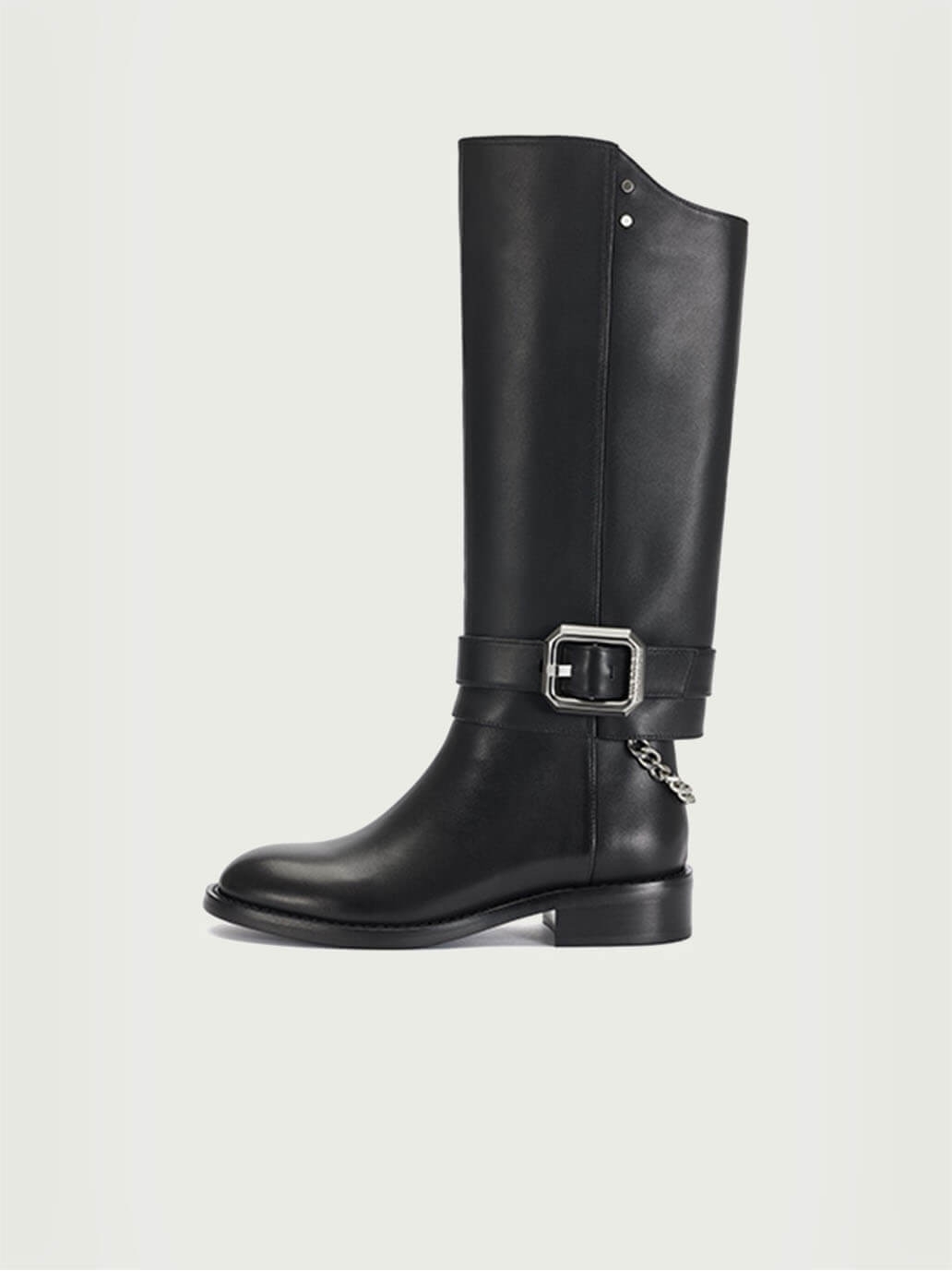 Black Dreamcore Knights Riding Boots