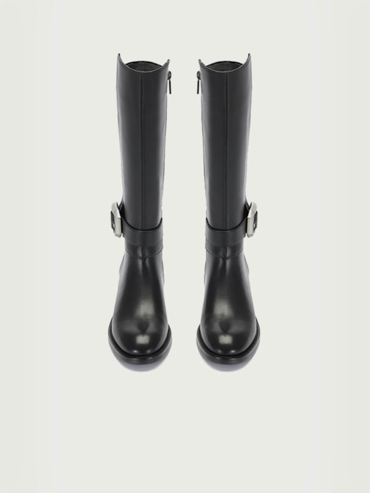 Black Dreamcore Knights Riding Boots