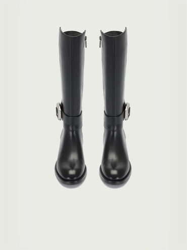 Black Dreamcore Knights Riding Boots