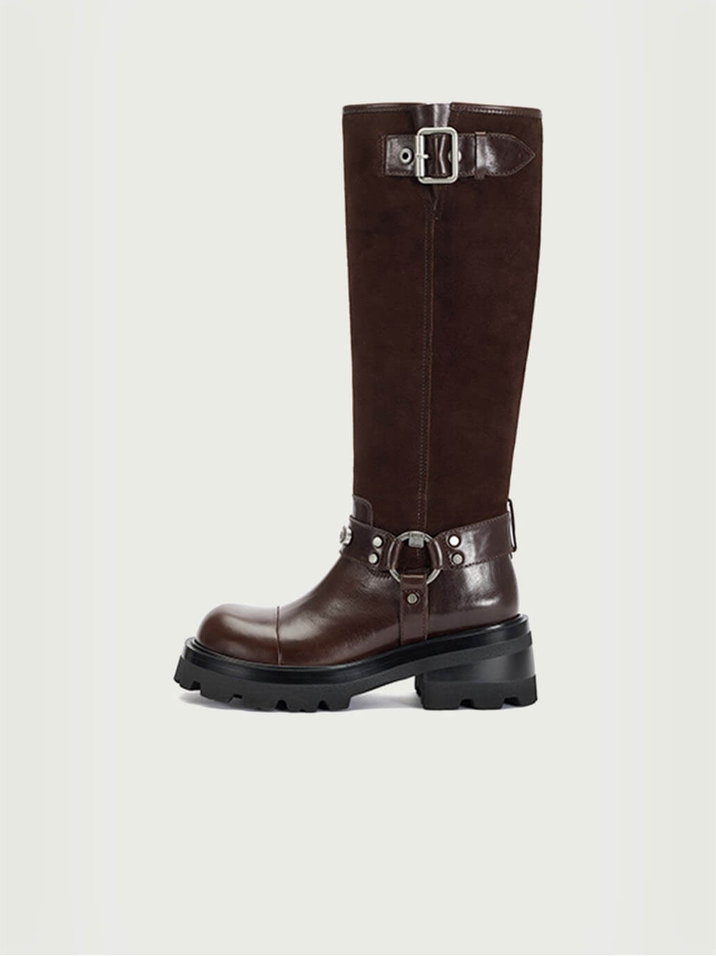 Red Dreamcore Knight Rebel Riding Boots