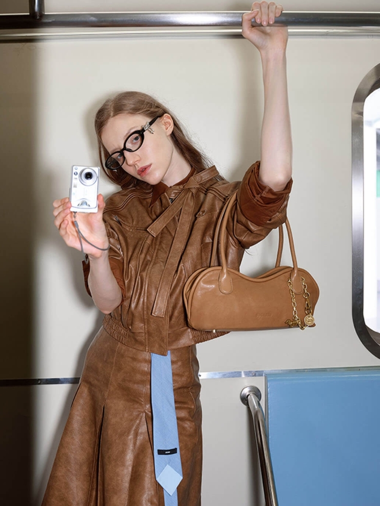 Brown DreamCore Angel Butterfly Bag (Medium)