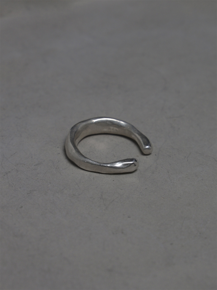 Round Not Round - Medium Citrine Silver Ring