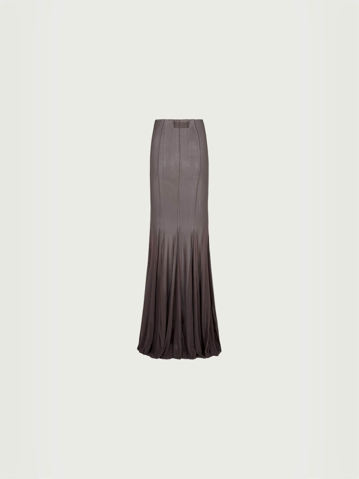Dark plum tully skirt