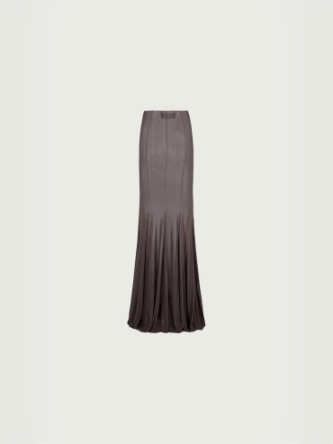 Dark plum tully skirt