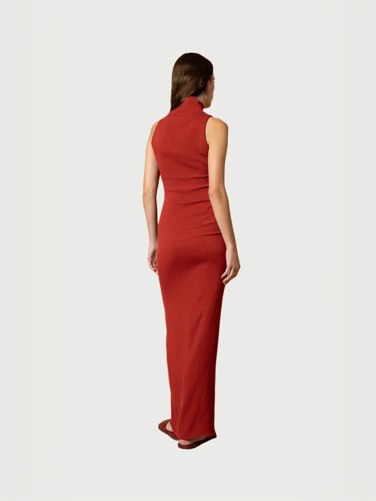 Carmin red Fiona dress