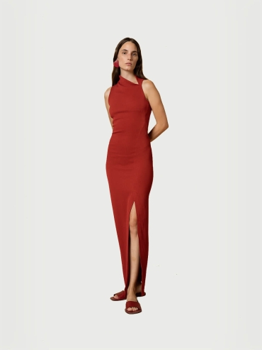 Carmin red Fiona dress