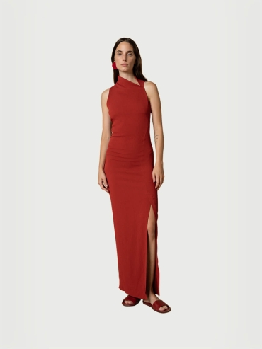 Carmin red Fiona dress