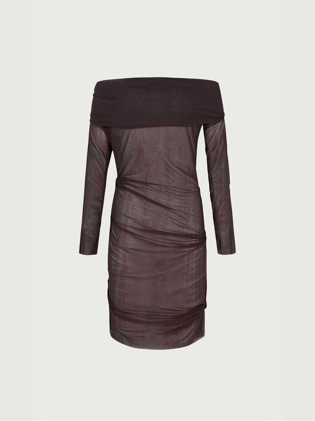 Dark plum tully dress