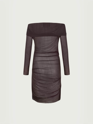 Dark plum tully dress