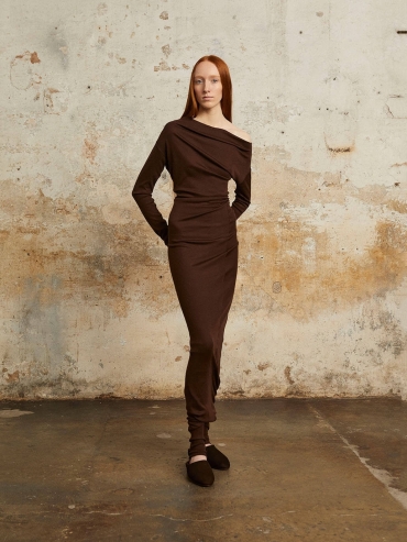 Brown caoba genie dress