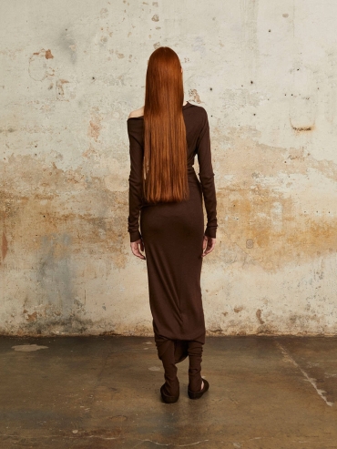 Brown caoba genie dress