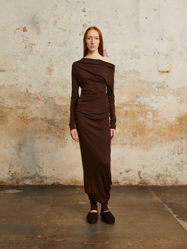 Brown caoba genie dress