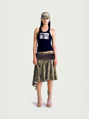 Brown Camouflage Distressed Washed Embroidered Baseball Cap