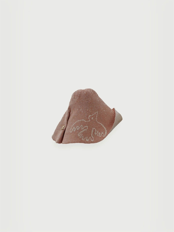 Peach pink niodelle.c hat