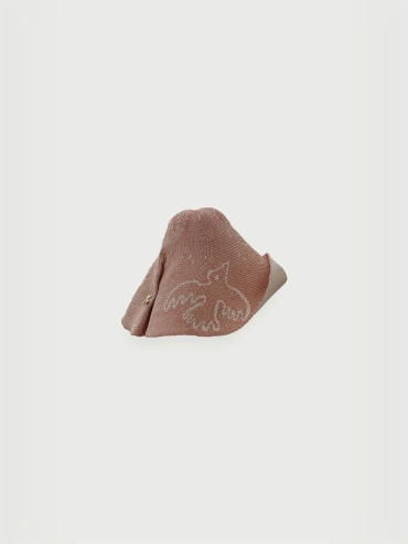 Peach pink niodelle.c hat