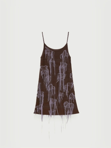 Brown viodelle.d dress