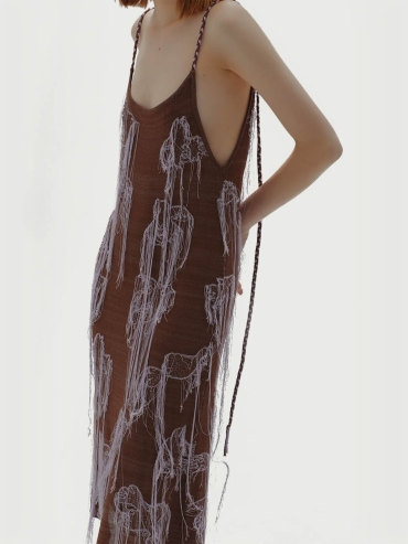 Brown viodelle.d dress