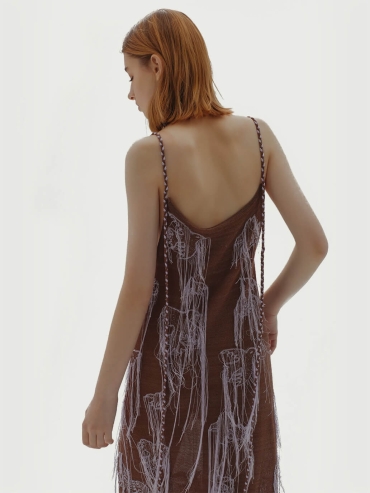 Brown viodelle.d dress