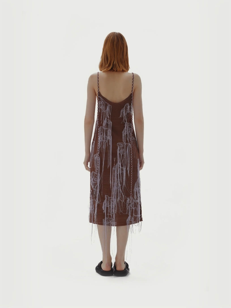 Brown viodelle.d dress