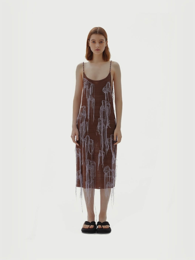 Brown viodelle.d dress
