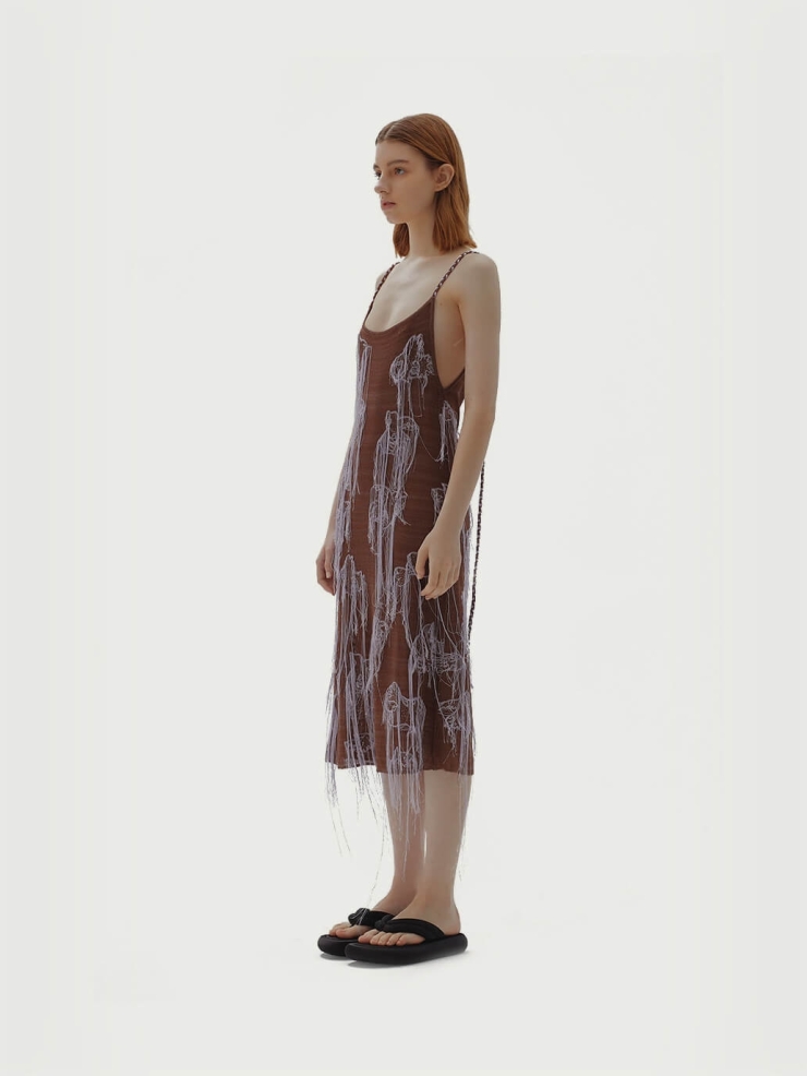 Brown viodelle.d dress