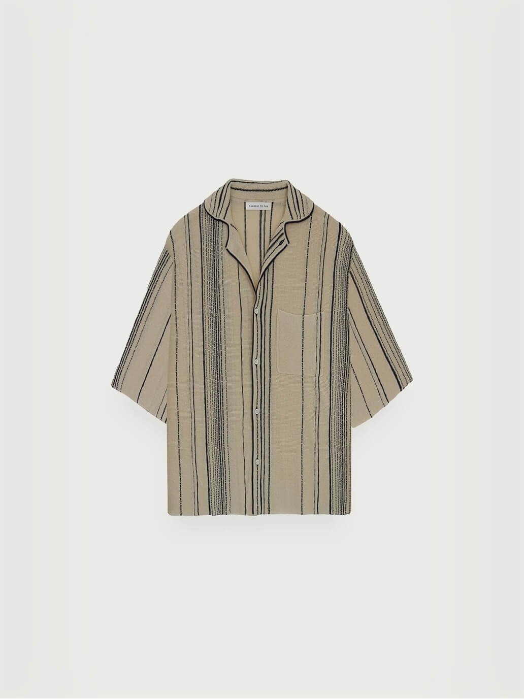 Beige and green siliene.c shirt