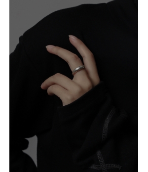 M.WONG Round Not Round - Medium Citrine Silver Ring