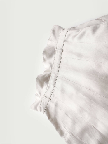 Gray Acetate Pod Wide Leg Pants