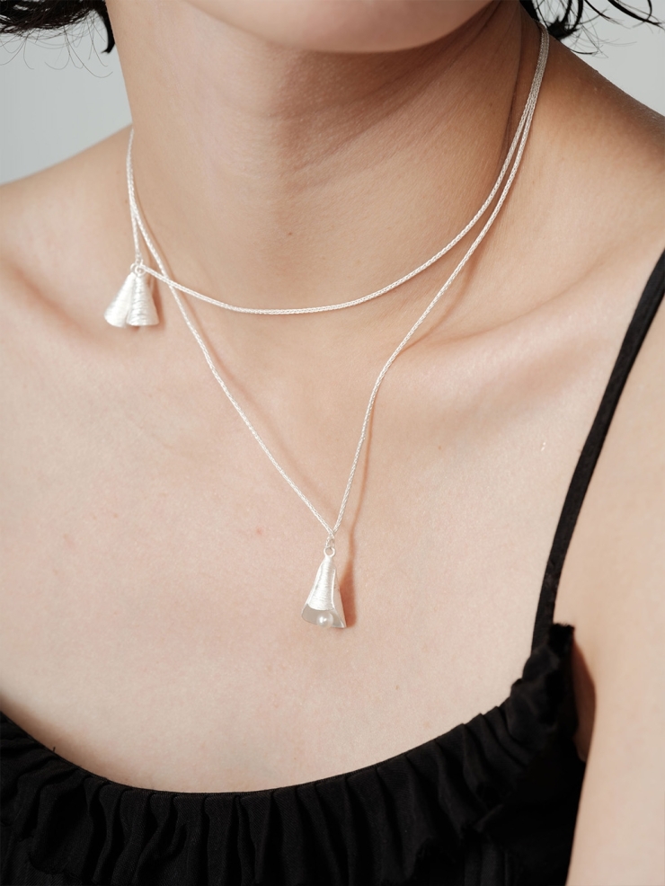 Decorated bells necklace