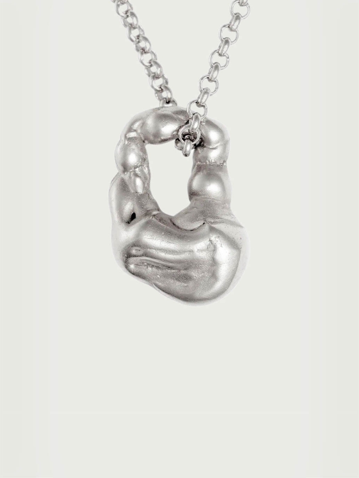 Silver Bourriche Necklace