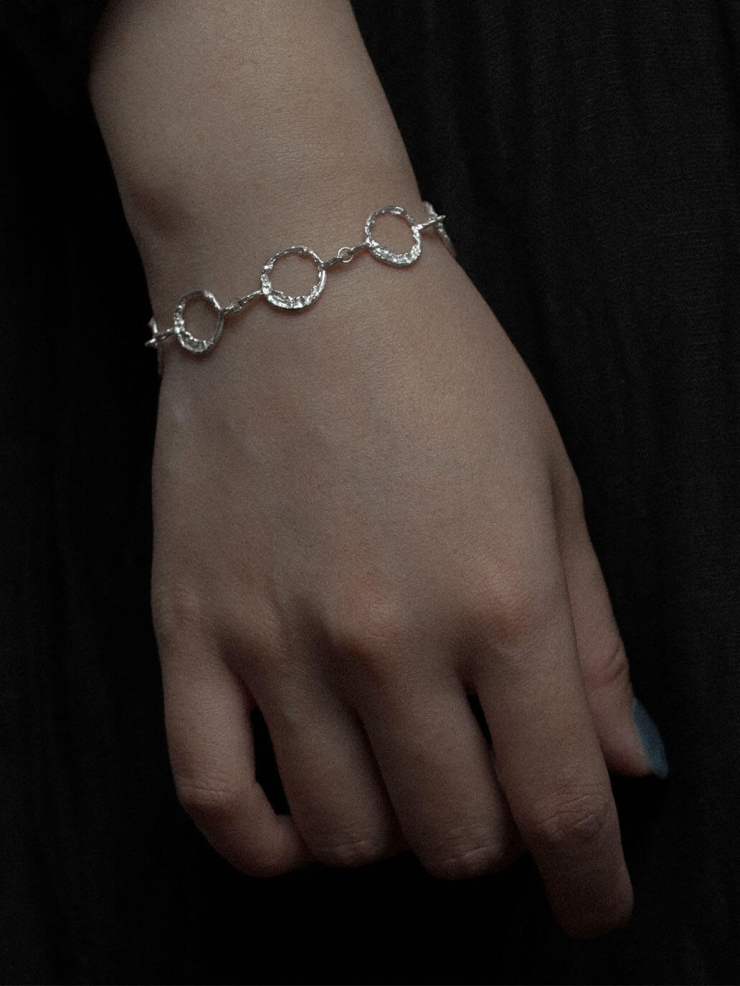 Silver Prism Bracelet