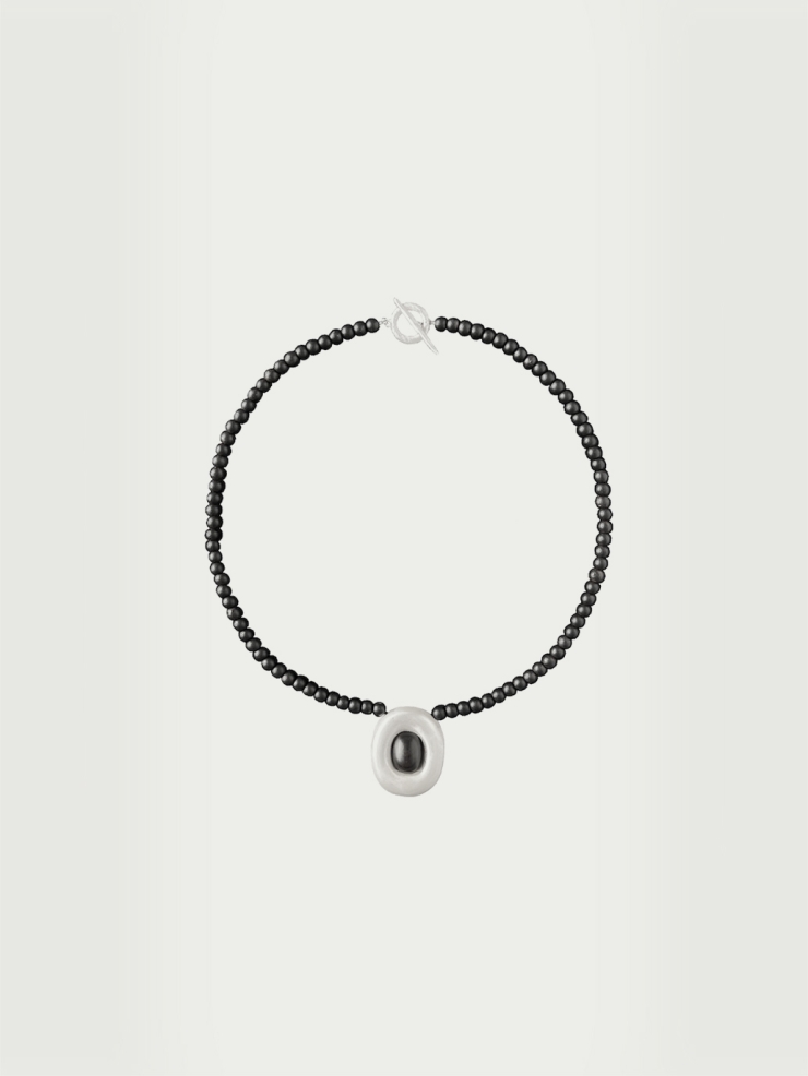 Ebony tree hollow chocker necklace