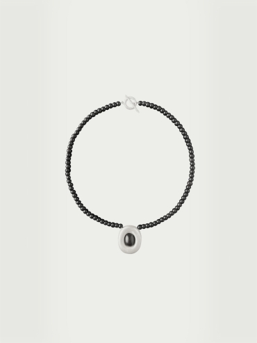 Ebony tree hollow chocker necklace