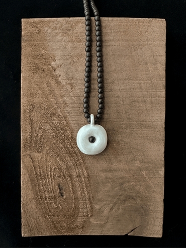 Ebony tree hollow pendant necklace