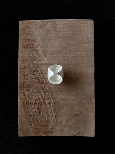 Large ebony tree hollow ring