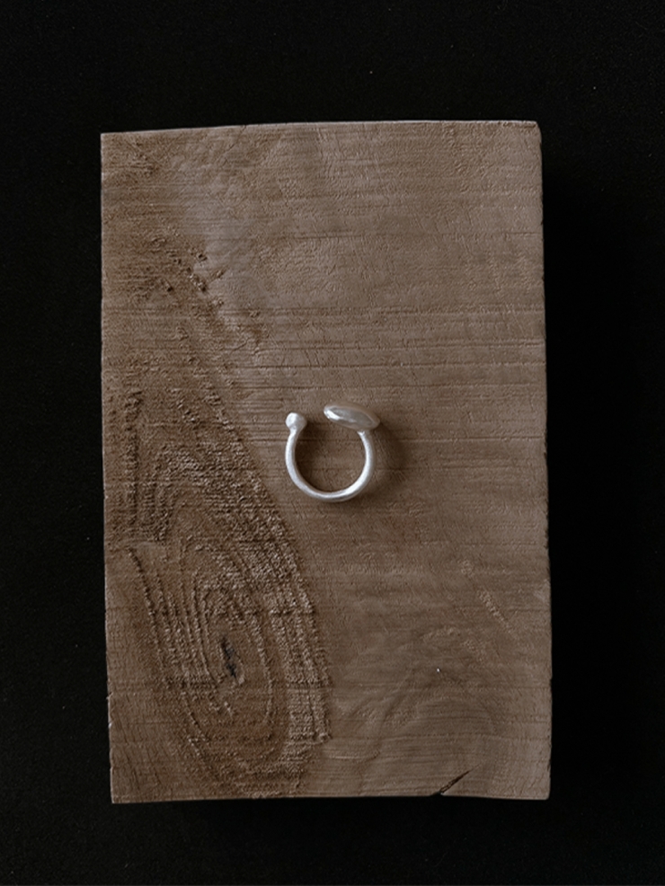 Silver seed ring