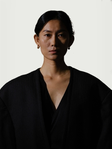 Silver wane earrings - small