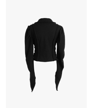 ELYWOOD Black Gigot Sleeve Jacket