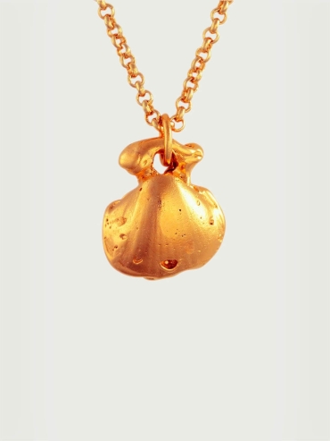 Gold Coquille Necklace