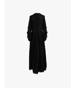 Elywood Black V-neck Dress