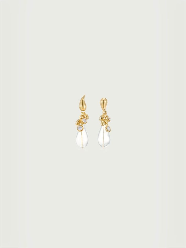 Golden Rainy Night Earrings