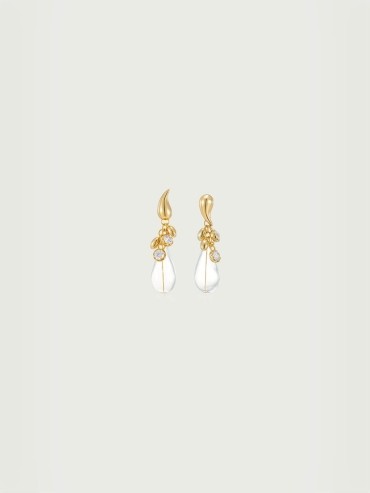 Golden Rainy Night Earrings