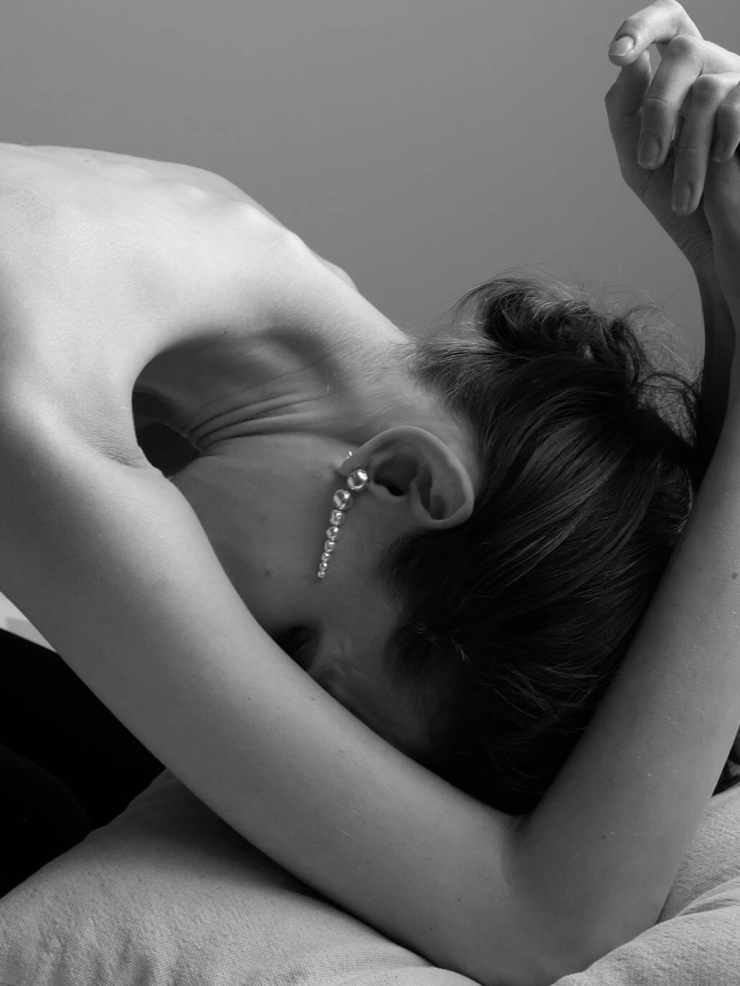 Silver Drops Earrings