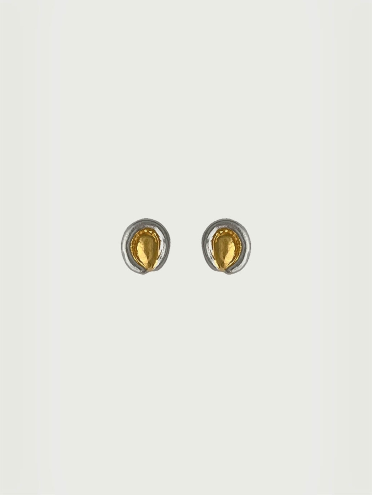 Gold and Silver Wrap Studs