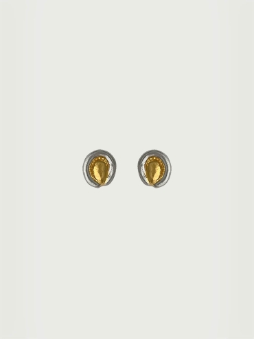 Gold and Silver Wrap Studs