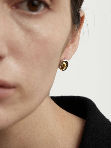 Gold and Silver Wrap Studs