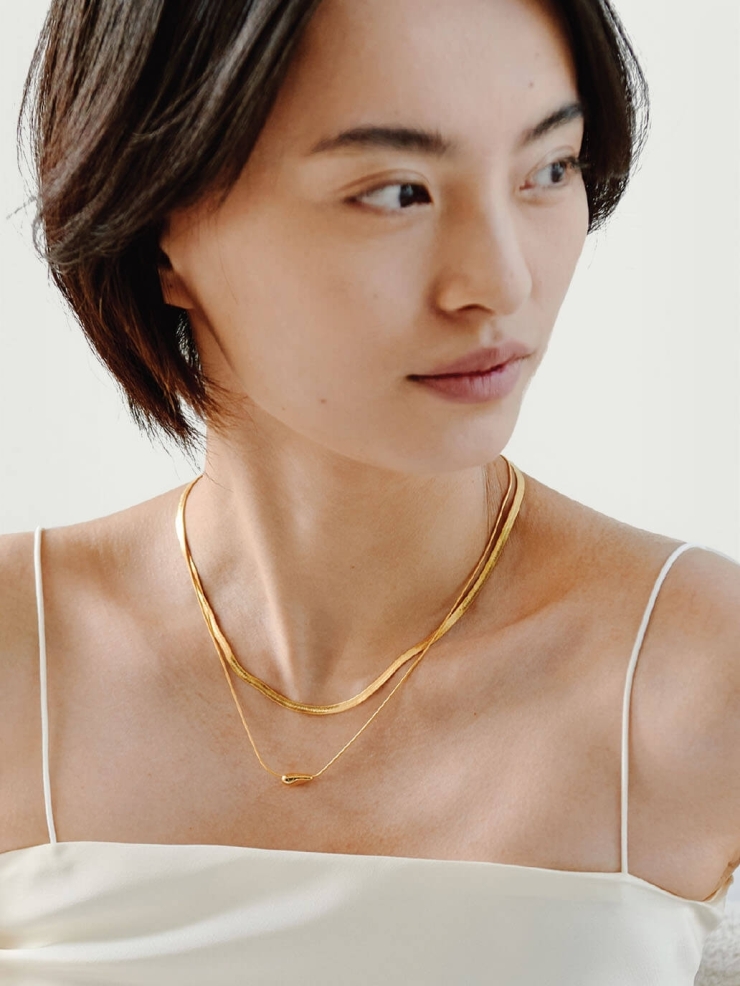 Gold Recording Necklace