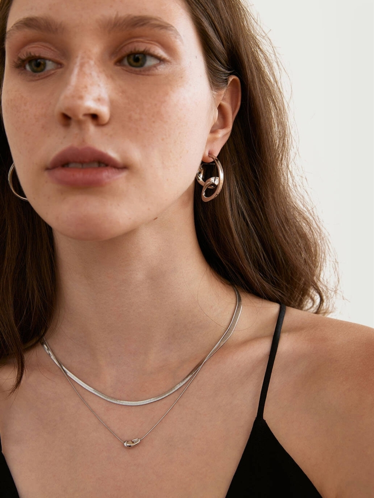 Silver Recording Necklace